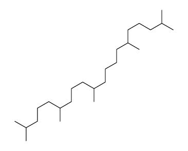 2,6,10,15,19-pentamethyleicosane Structure