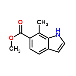 Methyl 7-methyl-1H-indole-6-carboxylate Structure
