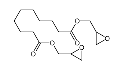 bis(oxiran-2-ylmethyl) decanedioate结构式
