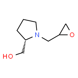 2-Pyrrolidinemethanol,1-(oxiranylmethyl)-,(2S)-(9CI) Structure