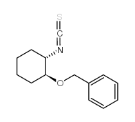 (1S,2S)-(+)-2-BENZYLOXYCYCLOHEXYL ISOTHIOCYANATE Structure