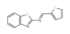 2-Benzothiazolamine,N-(2-thienylmethylene)-结构式