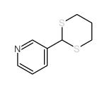 3-(1,3-dithian-2-yl)pyridine结构式