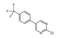 2-chloro-5-[4-(trifluoromethyl)phenyl]pyrimidine Structure