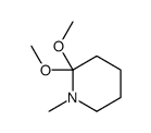 2,2-dimethoxy-1-methylpiperidine结构式