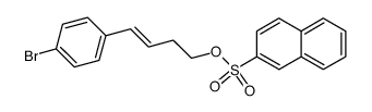 4-(4-bromophenyl)but-3-en-1-yl naphthalene-2-sulfonate Structure