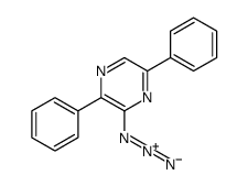 3-azido-2,5-diphenylpyrazine结构式