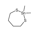 2,2-dimethyl-1,3,2-dithiastannepane Structure