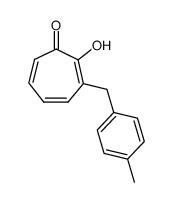 3-(p-tolylmethyl)tropolone Structure