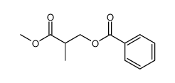 3-(Benzoyloxy)-2-methylpropionic acid methyl ester结构式