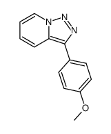 3-(4-methoxyphenyl)-[1,2,3]triazolo[1,5-a]pyridine结构式