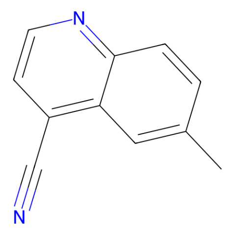 6-methylquinoline-4-carbonitrile structure