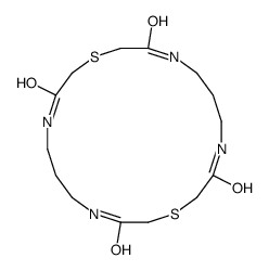 1,11-dithia-4,8,14,18-tetrazacycloicosane-3,9,13,19-tetrone结构式