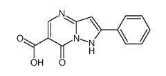 7-OXO-2-PHENYL-4,7-DIHYDROPYRAZOLO[1,5-A]PYRIMIDINE-6-CARBOXYLIC ACID Structure