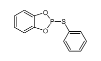 S-phenyl O,O-o-phenylene phosphorothioite结构式