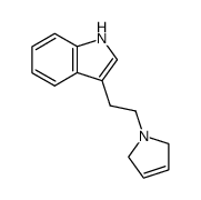3-(2-(2,5-dihydro-1H-pyrrol-1-yl)ethyl)-1H-indole结构式