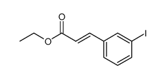 (E)-ethyl 3-(3-iodophenyl)acrylate结构式