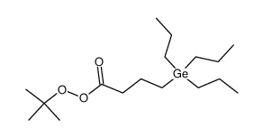 tert-butyl 4-(tripropylgermyl)peroxybutyrate Structure