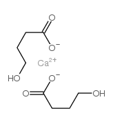 calcium,4-hydroxybutanoate Structure