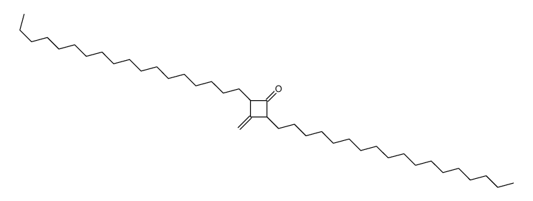 3-methylidene-2,4-dioctadecylcyclobutan-1-one Structure