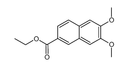 ethyl 2,3-dimethoxynaphthalene-6-carboxylate Structure