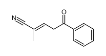 4-Benzoyl-2-methyl-2-butenenitrile结构式