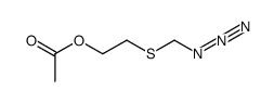 4-acetoxyethylthiomethylazide Structure