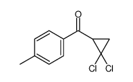 (2,2-dichlorocyclopropyl)-(4-methylphenyl)methanone Structure