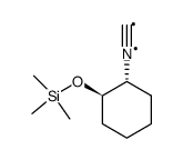 trans-2-(trimethylsiloxy)cyclohexyl isocyanide结构式