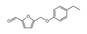 2-Furancarboxaldehyde, 5-[(4-ethylphenoxy)methyl] Structure