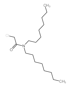 2-chloro-N,N-dioctyl-acetamide结构式
