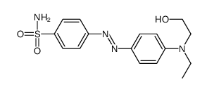 p-[[p-[ethyl(2-hydroxyethyl)amino]phenyl]azo]benzenesulphonamide Structure