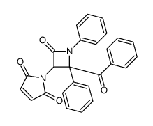 1-(2-benzoyl-4-oxo-1,2-diphenylazetidin-3-yl)pyrrole-2,5-dione Structure