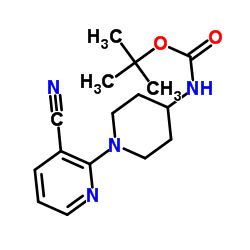 [1-(3-氰基吡啶-2-基)哌啶-4-基]氨基甲酸叔丁酯图片