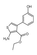 ethyl 2-amino-4-(3-hydroxyphenyl)thiophene-3-carboxylate Structure