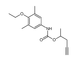 pent-4-yn-2-yl N-(4-ethoxy-3,5-dimethylphenyl)carbamate结构式