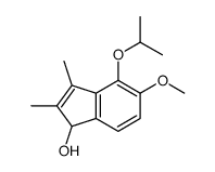 5-methoxy-2,3-dimethyl-4-propan-2-yloxy-1H-inden-1-ol Structure