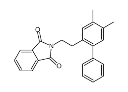 2-[2-(4,5-dimethyl-2-phenylphenyl)ethyl]isoindole-1,3-dione Structure