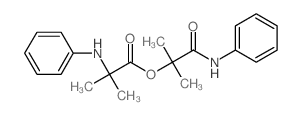 2-(phenylcarbamoyl)propan-2-yl 2-anilino-2-methyl-propanoate Structure