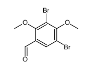 3,5-dibromo-2,4-dimethoxy-benzaldehyde结构式