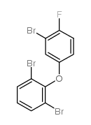 4'-fluoro-2,3',6-tribromodiphenyl ether structure