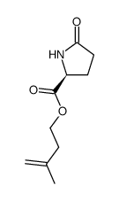 (5S)-2-pyrrolidone-5-carboxylic acid 3-methyl-3-butenyl ester Structure