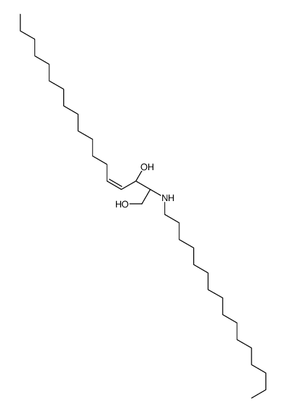 (2S,3S)-2-(hexadecylamino)octadec-4-ene-1,3-diol结构式