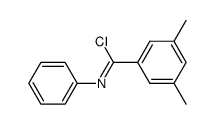 3,5-dimethyl-N-phenylbenzimidoyl chloride Structure
