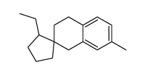 2-ethyl-7'-methyl-3',4'-dihydro-1'H-spiro[cyclopentane-1,2'-naphthalene] Structure