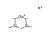 bis((trimethylsilyl)methanidyl)gallium(V) potassium hydride结构式