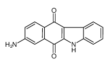 8-amino-5H-benzo[b]carbazole-6,11-dione Structure