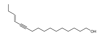 (E)-13-hexadecen-11-yn-1-ol Structure