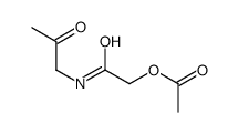 [2-oxo-2-(2-oxopropylamino)ethyl] acetate Structure