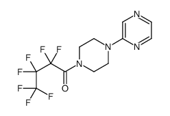 2,2,3,3,4,4,4-heptafluoro-1-(4-pyrazin-2-ylpiperazin-1-yl)butan-1-one Structure